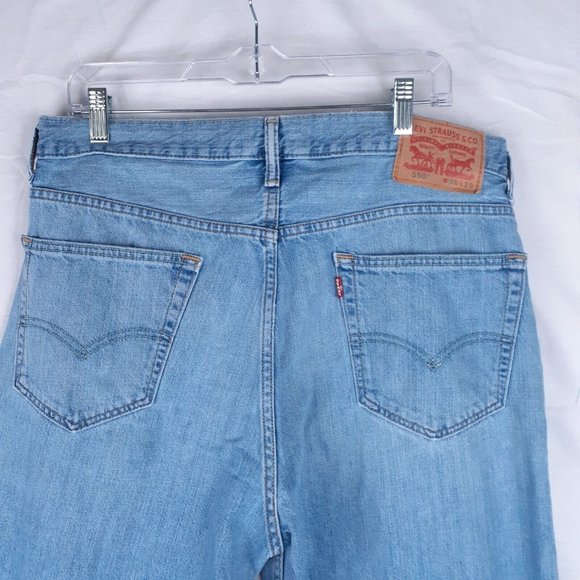 Levis 550 Jean Mens Relaxed Straight Baggy Western Cowboy Denim Pant 36x29 - Picture 3 of 7